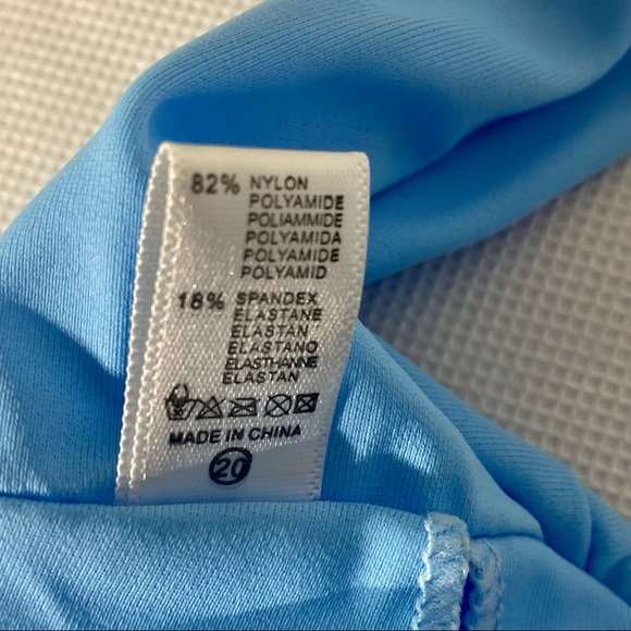 Qinsen Sexy Straps Halter Cross Front High Cut Thong 2 Piece Bikini Swimsuit Set - Picture 10 of 11